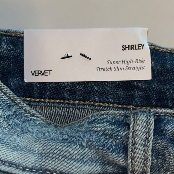 Vervet By Flying Monkey Shirley Super High Rise NWT Size 32 - Picture 10 of 16